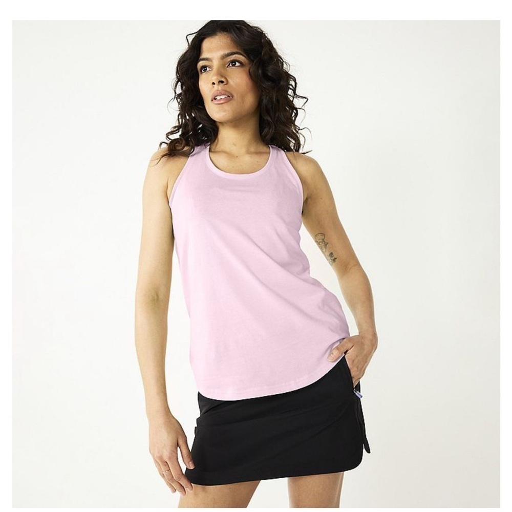 Tek Gear Soft Pink Racerback Tank Top